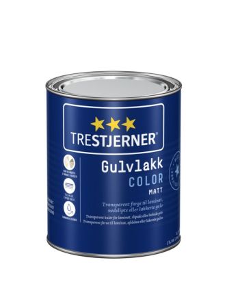 TRESTJERNER GULVLAKK COLOR 0,75LTR alle farger