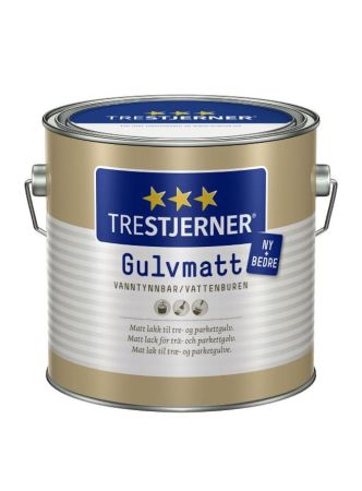 TRESTJERNER GULVMATT V 3LTR