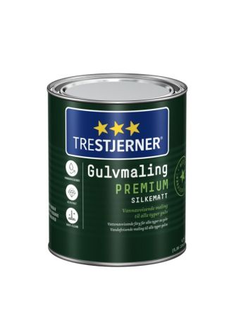 TRESTJERNER GULVMALING PREMIUM ALLE FARGER 0,75LTR