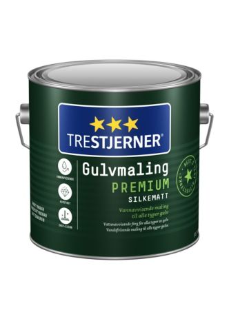 TRESTJERNER GULVMALING PREMIUM ALLE FARGER 3LTR