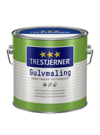 TRESTJERNER GULVMALING HALVBLANK 40 3 LITER ALLE FARGER