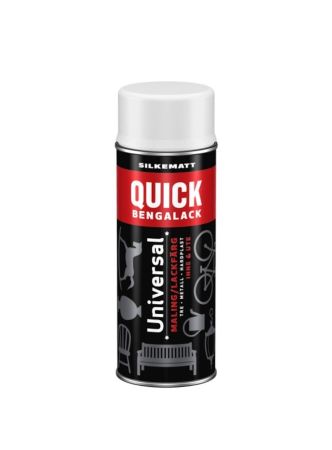 QUICK SPRAY HVIT SILKEMAT 400ML