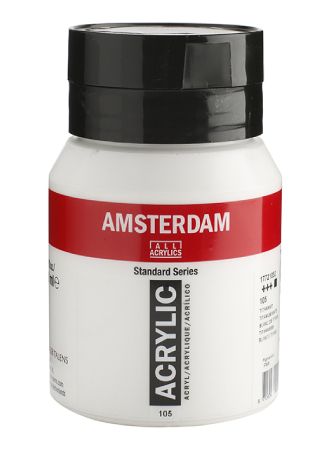 Amsterdam Standard 500ml - 105 Titanium white