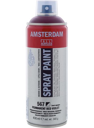 AMSTERDAM SPRAY 400ML - 567 permanet red violet