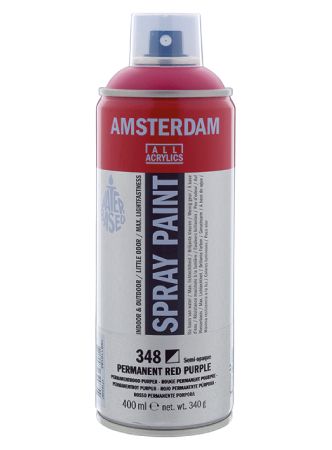 AMSTERDAM SPRAY 400ML - 348 permanent red purple