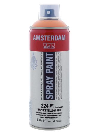 AMSTERDAM SPRAY 400ML - 224 naples yellow red