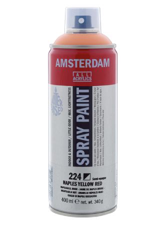 AMSTERDAM SPRAY 400ML - 224 naples yellow red