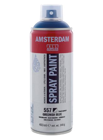 AMSTERDAM SPRAY 400ML - 557 greenish blue