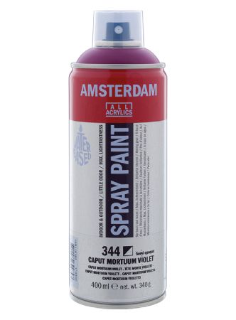 AMSTERDAM SPRAY 400ML - 344 caput mortuum violet