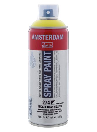 AMSTERDAM SPRAY 400ML - 274 nickel titan yellow