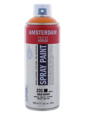 AMSTERDAM SPRAY 400ML - 231 gold ochre