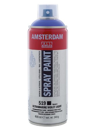 AMSTERDAM SPRAY 400ML - 519 ultramarine violet light