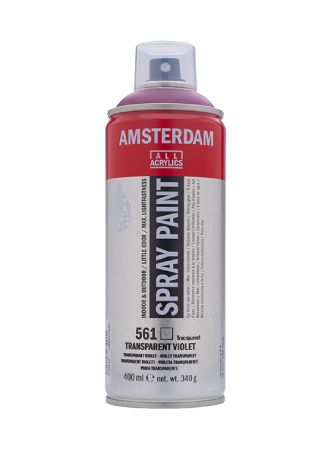 AMSTERDAM SPRAY 400ML - 561 TRANSPARENT VIOLET