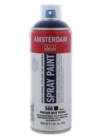 AMSTERDAM SPRAY 400ML - 566 prusian blue phtalo