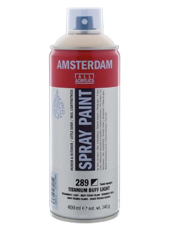 AMSTERDAM SPRAY 400ML - 289 titanium buff light