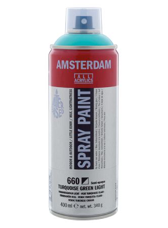 AMSTERDAM SPRAY 400ML - 660 turquoise green light