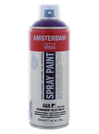AMSTERDAM SPRAY 400ML - 568 permanent blue violet