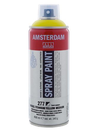 AMSTERDAM SPRAY 400ML - 277 nickel titanium yellow medium