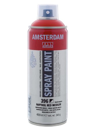AMSTERDAM SPRAY 400ML - 396 napthol red medium