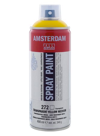 AMSTERDAM SPRAY 400ML - 272 transparent yellow medium