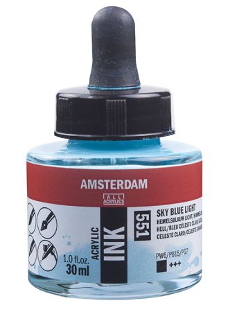 Amsterdam Ink 30ml - 551 Sky Blue Light