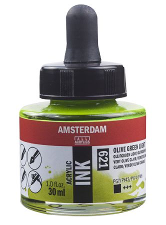 Amsterdam Ink 30ml - 621 Olive Green Light