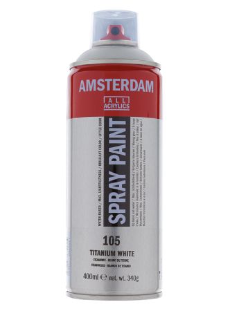 Amsterdam Spray 400ml - 105 Titanium white