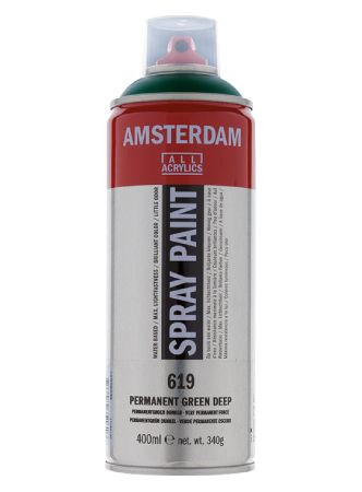 Amsterdam Spray 400ml - 619 Permanent green deep
