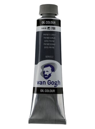 Van Gogh Olje 40ml - 708 Paynes grey