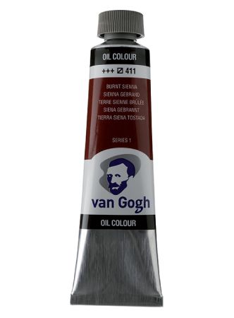 Van Gogh Olje 40ml - 411 Burnt sienna