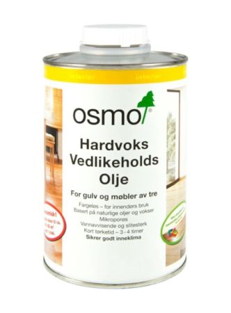 HARDVOKS V OLJE 3440 HVIT 1LTR