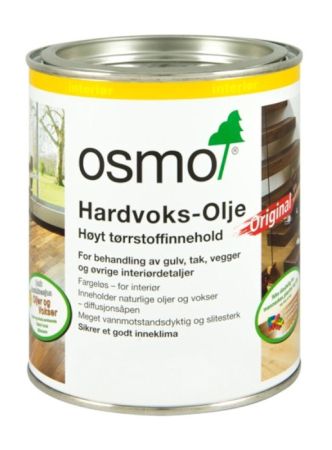 Osmo | Hardvoksolje Fargeløs Silkematt 3032 (0,75L)