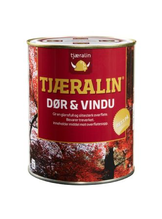 TJÆRALIN DØR/VINDU 1 LITER ALLE FARGER