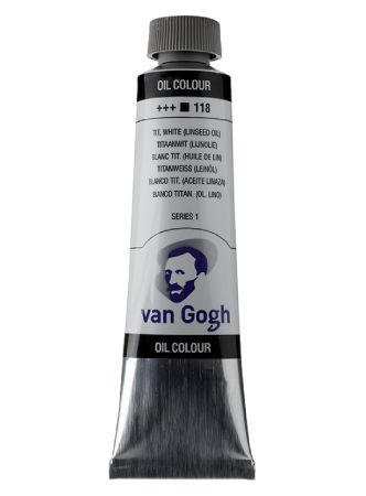 Van Gogh Olje 40ml - 118 Tit. white (linseed oil)