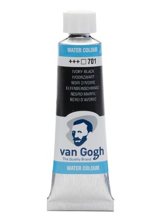 Van Gogh Akvarelltube 10 ml 701 Ivory black