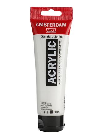 Amsterdam Standard 120ml - 105 Titanium white