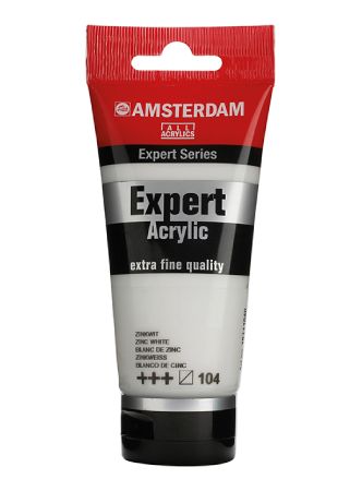 Amsterdam Expert 75ml - 104 zinc white