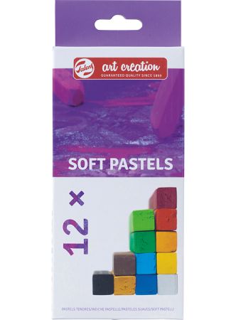 Art Creation Soft Pastels - Sett med 12 farger