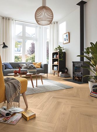 Fiskebensparkett | Meister PS 500 - Authentic Cream Oak 9020