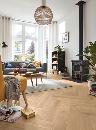 Fiskebensparkett | Meister PS 500 - Authentic Cream Oak 9020, Meister