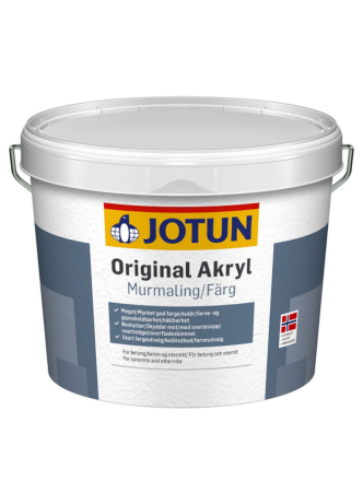 JOTUN ORIGINAL AKRYL 3LITER  Alle farger