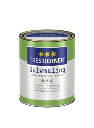 TRESTJERNER GULVMALING MATT 0,75 LITER ALLE FARGER