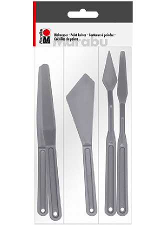 Marabu Acryl  Maleknivsett - 5stk