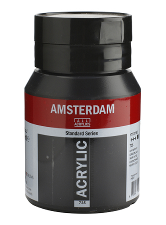 Amsterdam Standard Akryl 500ml - 735 Oxide black