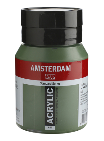 Amsterdam Standard Akryl 500ml - 622 Olive green dp