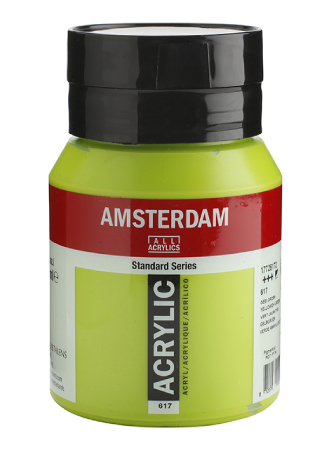 Amsterdam Standard Akryl 500ml - 617 Yellowish green