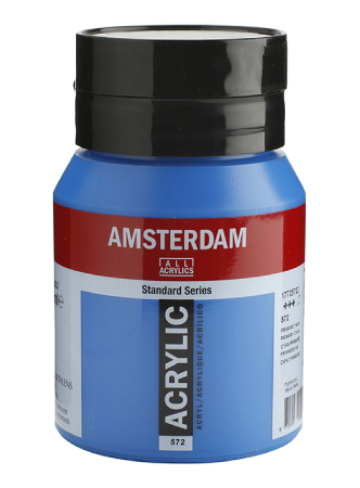 Amsterdam Standard Akryl 500ml - 572 Primary cyan