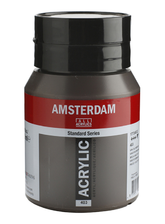 Amsterdam Standard Akryl 500ml - 403 Vandyck brown