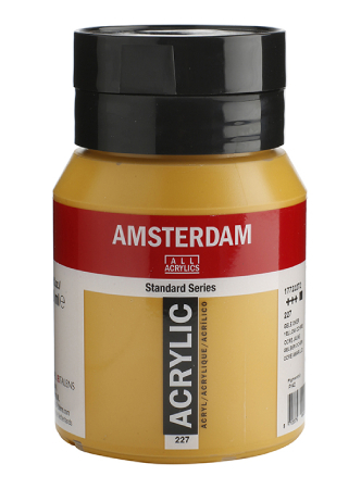 Amsterdam Standard Akryl 500ml - 227 Yellow ochre