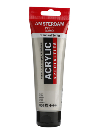 Amsterdam Standard Akryl 120ml - 800 Silver